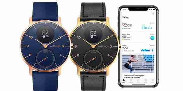 Withings Steel HR v limitované edici upoutá novými barvami a řemínkem z italské kůže